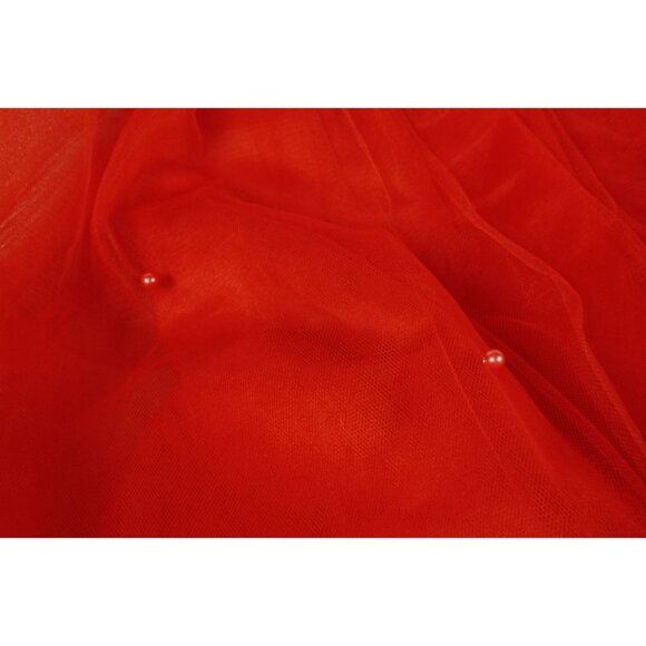 Red Satin Ball Gown Christmas Dress with Bowknot Baby 18-24 Months/80 - Picture 6 of 10